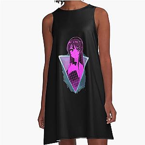 Mai Sakurajima Retro Rascal Does Not Dream Of Bunny Girl Senpai Anime A-Line Dress