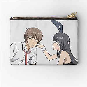 Rascal Does Not Dream of Bunny Girl Senpai Mai and Sakuta Zipper Pouch