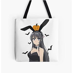 Rascal Does Not Dream of Bunny Girl Senpai Mai Overprint Tote Bag
