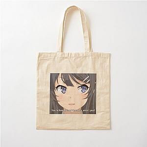 Rascal does not dream of bunny girl senpai Cotton Tote Bag