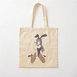 Rascal Does Not Dream Bunny Girl Senpai Mai Sakurajima Cotton Tote Bag