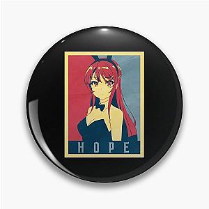 Mai Sakurajima  Rascal Does Not Dream Of Bunny Girl Sempai  Anime Shirt Pin