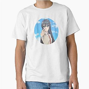 Sakurajima Mai Rascal Does Not Dream Of Bunny Girl Senpai Classic T-Shirt