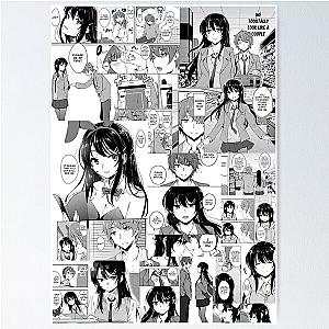 Rascal Does Not Dream of Bunny Girl Senpai manga Poster