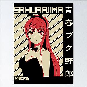 Mai Sakurajima - Rascal Does Not Dream Of My Sempai Anime Shirt Poster