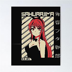 Mai Sakurajima - Rascal Does Not Dream Of Bunny Girl Sempai Anime Poster
