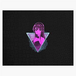 Mai Sakurajima Retro Rascal Does Not Dream of Bunny Girl Senpai Anime Shirt Jigsaw Puzzle