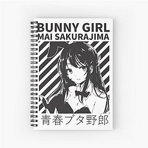 Rascal Does Not Dream of Bunny Senpai Spiral Notebook 

(cleaned title without doing unnecessary replies) 
Rascal Does Not Dream of Bunny Senpai Spiral Notebook