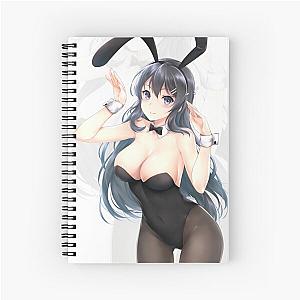 Mai Sakurajima Rascal Does Not Dream of a Dreaming Girl Epic Spiral Notebook