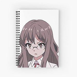Rio Futaba - Rascal Does Not Dream of Bunny Girl Senpai Spiral Notebook