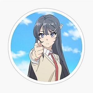 Sakurajima Mai - Rascal Does Not Dream of Bunny Girl Senpai Sticker