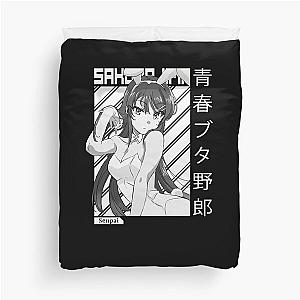 Anime Mai Sakurajima Rascal Does Not Dream Of Bunny Girl Senpai Manga Aobuta Trending Duvet Cover