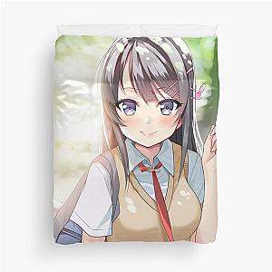 Mai Sakurajima Rascal Does Not Dream of a Girl Artwork Duvet Cover