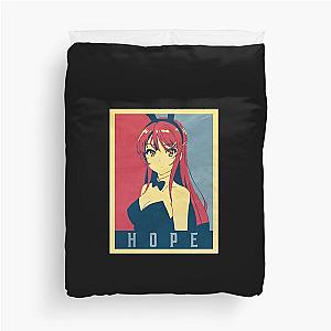 Mai Sakurajima Rascal Does Not Dream of Bunny Girl Sempai Anime Print Duvet Cover