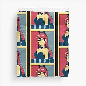 Mai Sakurajima Political - Rascal Does Not Dream of Bunny Girl Sempai Tshirt Duvet Cover