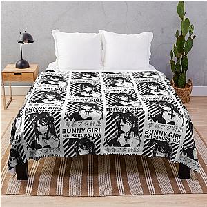 Rascal Does Not Dream of Bunny Senpai Throw Blanket