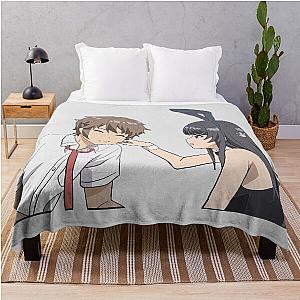Rascal Does not Dream of Bunny Girl Senpai - Mai and Sakuta Throw Blanket
