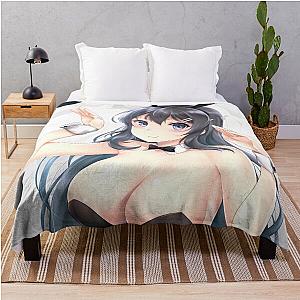 Sakurajima Rascal Does Not Dream of a Dreaming Girl Throw Blanket