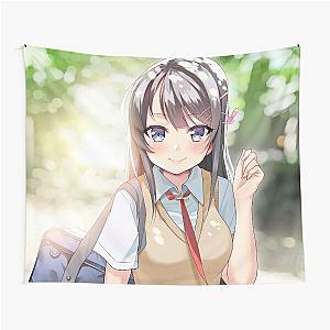 Mai Sakurajima Rascal Does Not Dream of a Dreaming Girl Artwork Tapestry