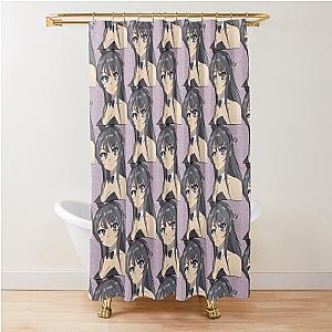 Rascal Does Not Dream of Bunny Girl Senpai Mai Sakurajima Shower Curtain