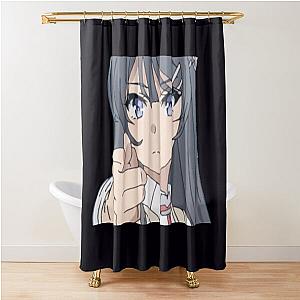 Mai Sakurajima - Rascal Does Not Dream of Bunny Girl Senpai Shower Curtain
