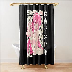 Mai Sakurajima Rascal Does Not Dream of Bunny Girl Senpai Shower Curtain