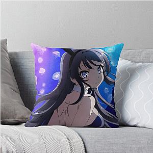 Rascal Does Not Dream of Bunny Girl Senpai Throw Pillow