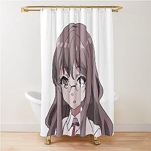 Rio Futaba Rascal Does Not Dream of Bunny Girl Senpai Shower Curtain