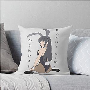Rascal Does Not Dream of Bunny Girl Senpai - Mai Throw Pillow