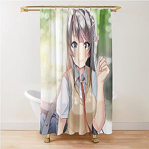 Mai Sakurajima Rascal Does Not Dream of a Girl Artwork Shower Curtain