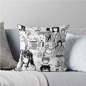 Rascal Does Not Dream of Bunny Girl Senpai Throw Pillow