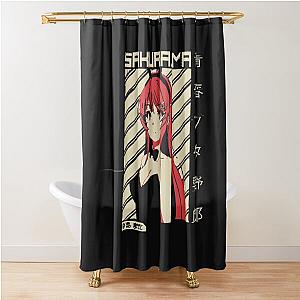 Mai Sakurajima T-Shirt - Rascal Does Not Dream of Bunny Girl Sempai Anime Shower Curtain
