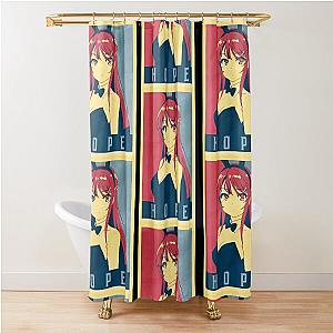 Mai Sakurajima Political - Rascal Does Not Dream of Bunny Girl Sempai Tshirt Shower Curtain