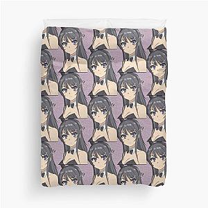 Rascal Does Not Dream of Bunny Girl Senpai - Mai Sakurajima Duvet Cover