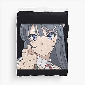 Mai Sakurajima - RASCAL DOES NOT DREAM OF BUNNY GIRL SENPAI Duvet Cover