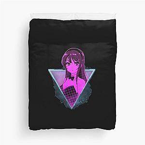 Mai Sakurajima Retro - Rascal Does Not Dream Of Bunny Girl Senpai  Anime Shirt  Duvet Cover