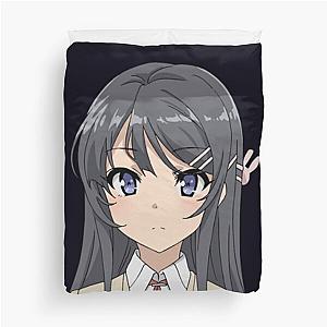 Mai Sakurajima - RASCAL DOES NOT DREAM OF BUNNY GIRL SENPAI Duvet Cover