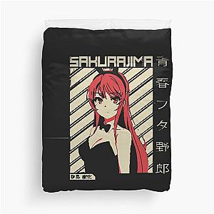 Mai Sakurajima T-ShirtMai Sakurajima - Rascal Does Not Dream Of Bunny Girl Sempai Anime Duvet Cover