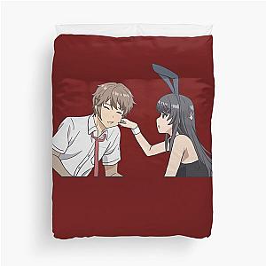 Rascal does not dream of bunny girl Duvet Cover