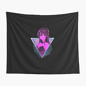 Mai Sakurajima Retro - Rascal Does Not Dream Of Bunny Girl Senpai  Anime Shirt  Tapestry