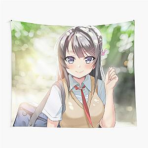 Mai Sakurajima Rascal Does Not Dream of a Dreaming Girl Artwork Tapestry