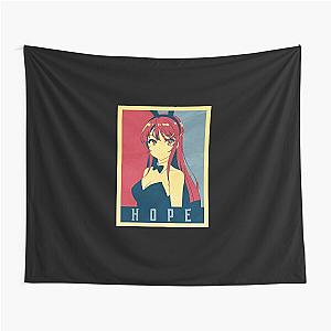 Mai Sakurajima Political - Rascal Does Not Dream Of Bunny Girl Sempai  Anime Shirt  Tapestry