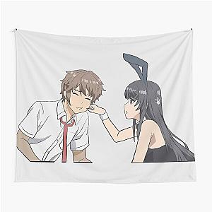 Rascal Does Not Dream Of Bunny Girl Senpai - Mai and Sakuta Tapestry