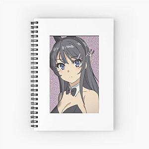 Rascal Does Not Dream of Bunny Girl Senpai - Mai Sakurajima Spiral Notebook