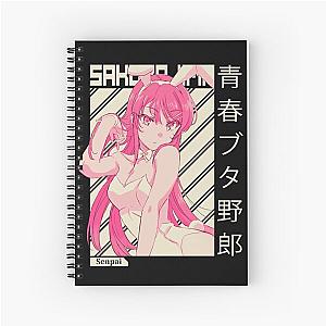 Mai Sakurajima - RASCAL DOES NOT DREAM OF BUNNY GIRL SENPAI Spiral Notebook