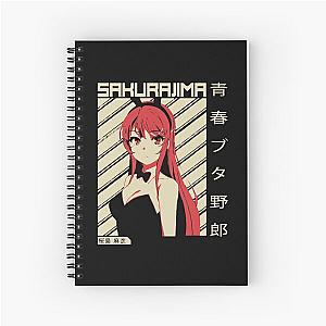 Mai Sakurajima - Rascal Does Not Dream Of Bunny Girl Sempai  Anime Shirt T-Shirt Spiral Notebook