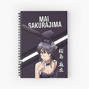 Mai Sakurajima - Seishun Buta Yarou wa Bunny Girl Senpai no Yume wo Minai  Rascal Does Not Dream Of Bunny Girl Senpai Spiral Notebook