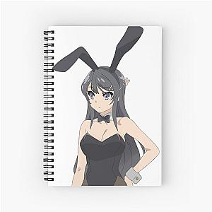 Mai Sakurajima - RASCAL DOES NOT DREAM OF BUNNY GIRL SENPAI Spiral Notebook