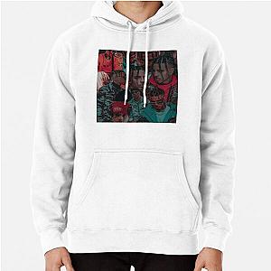 RAUW Alejandro illustration Graphic Pullover Hoodie RB3107