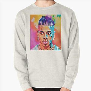 RAUW Alejandro illustration Graphic Pullover Sweatshirt RB3107